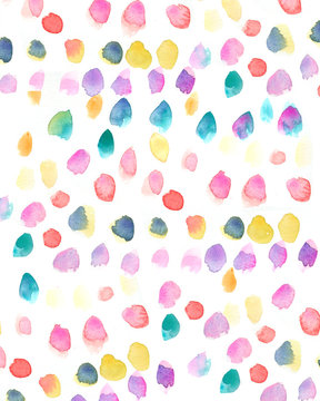 Painted Dots Colorful Background. Celebration Background Painted Dot