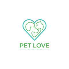 pet love logo design