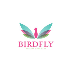 colorful bird logo