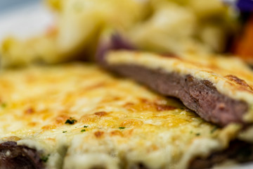 ARRACHERA AL GRATIN