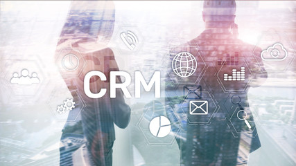 Business Customer CRM Management Analysis Service Concept. Relationship Management