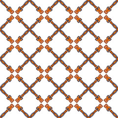 Seamless oriental pattern Based on SELF MADE acrylic art works - 251498297