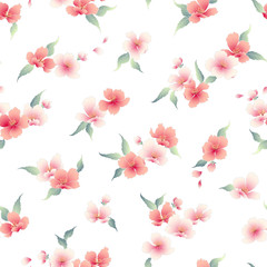 Japanese style cherry blossom pattern,