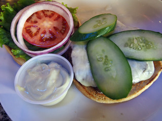 Wasabi Cucumber Burger