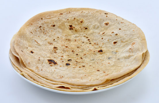 Indian Bread / Chapati / Fulka / Gehu Roti Photo 0000100733 -  StockImageFactory