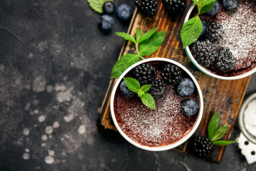 Chocolate mug cupcake