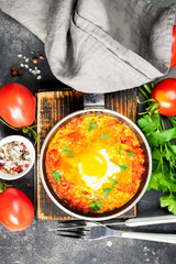 Shakshuka with tomatoes