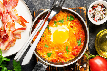 Shakshuka with tomatoes
