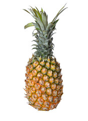 A pineapple on white background. Isolated