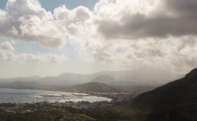 Mallorca sea scape at the summer 