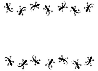 ヤモリのフレーム