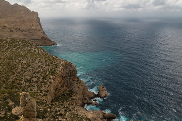 Fototapeta na wymiar Mallorca sea scape at the summer 