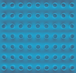 3d texture blue cylinder on the wall