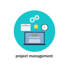 Business project management icon