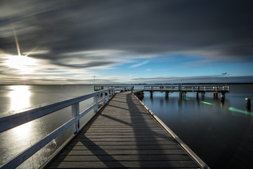 Fototapeta premium boddenhafen wieck