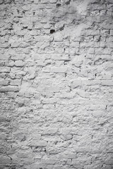 old white brick wall in loft style