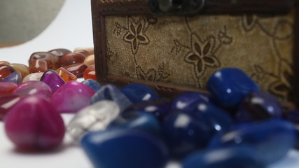 Coloful Stones with Pirat Box
