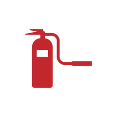 Obraz premium Fire extinguisher icon design template vector isolated