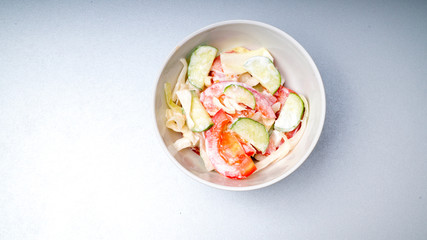 Delicious healthy salad