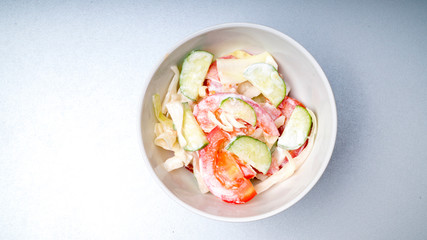 Delicious healthy salad