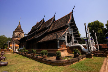 Wat Lok Moli Temple in Chiangmai province