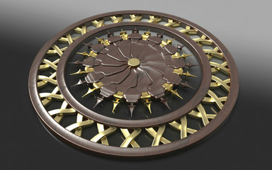 Collectible drawing, architectural model, handmade product.