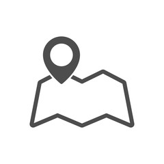 location on a map icon