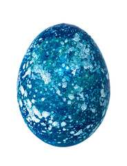 Colorful Easter Egg isolated on white