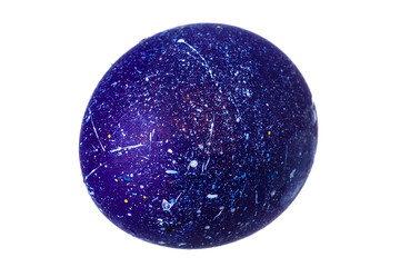 Colorful Easter Egg isolated on white