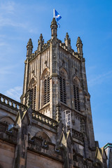 Fototapeta na wymiar Turm der Parish Church in Edinburgh/Schottland