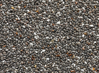 chia seeds background macro