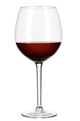 wine glass isolated on white background
