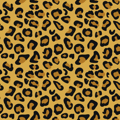 A cheetah animal print seamless pattern tile background