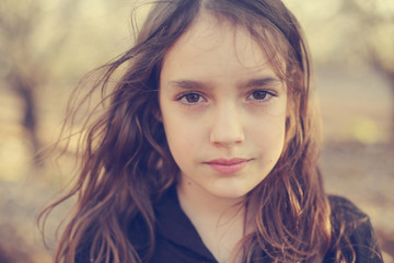 Portrait of teenage girl outdoor