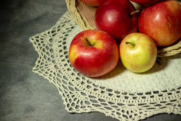 apples from a basket