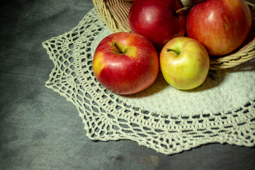 apples from a basket
