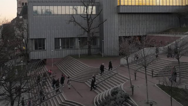 K&ouml;ln, Menschen,Timelapse