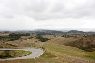 road among the mountains