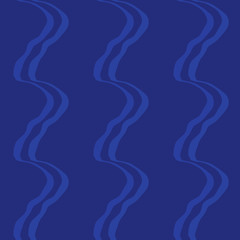 Seamless pattern background with multi-colored wavy lines.