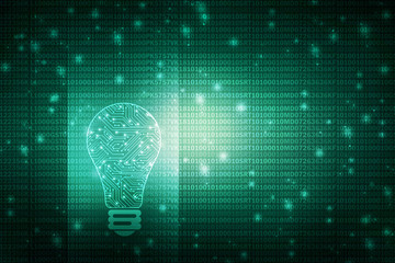 bulb future technology, innovation background, creative idea concept 