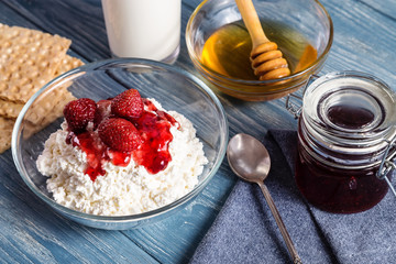 Image with curd.