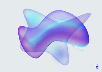 Colorful geometric background design. Fluid shapes composition with trendy gradients. Eps10 Vector illustration