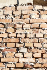 Obraz premium alte Ziegelsteinmauer, Ziegelsteine