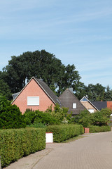 Moderne Wohngebäude, Einfamilienhaus,