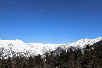 Fototapeta premium 新穂高ロープウェイからの景色
