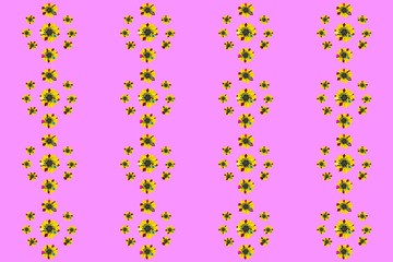 abstract floral background with flowers