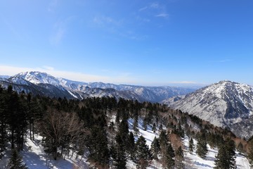 新穂高ロープウェイからの景色