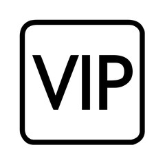 VIP symbol pictogram