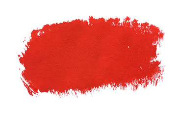 spot of red paint