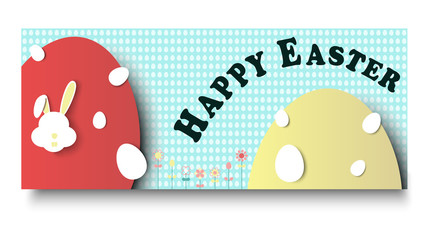 Web and Easter day  background